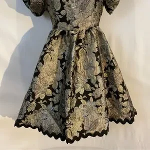 Sister Jane】Spiral Jacquard Mini Dress Sisterjane Orange Sister Jane】Spiral Jacquard Mini Dress Sisterjane Orange